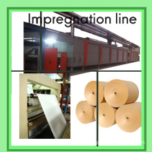Impregnation line for melamine paper/ 4 FEET impregnation line/ Decoration paper coating machine